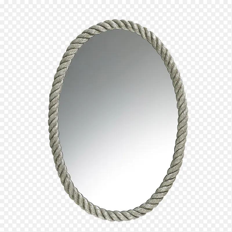 椭圆的银色实物镜