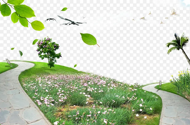 草丛中的小路