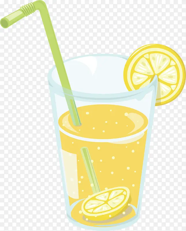 柠檬汁矢量图