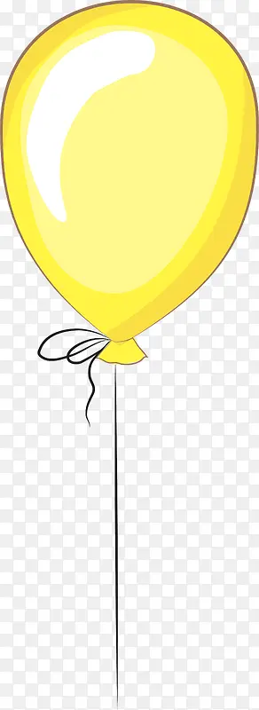 黄色卡通气球