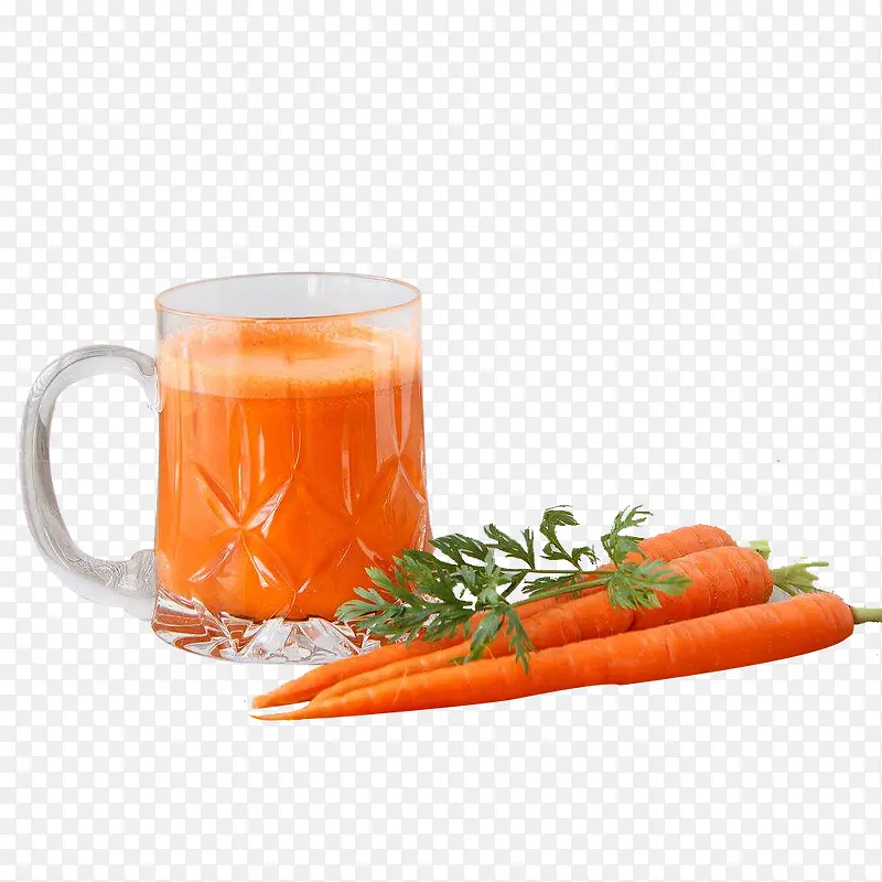 橙色胡萝卜汁