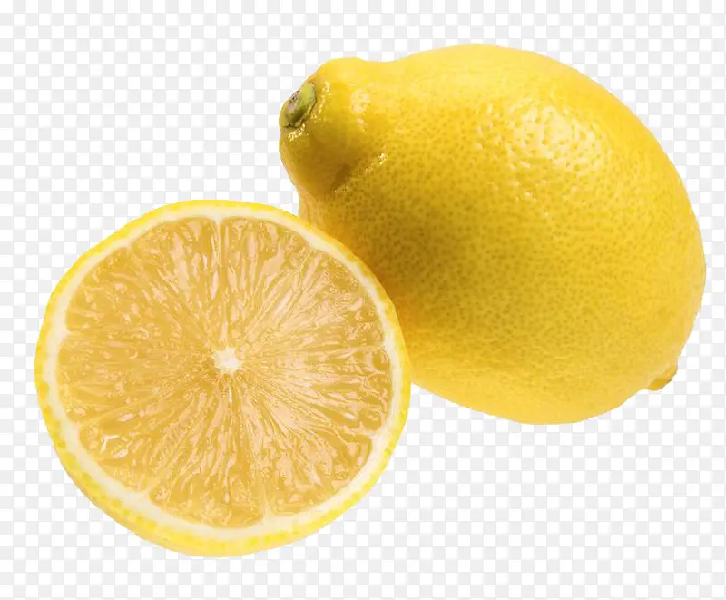 柠檬鲜果微距摄影