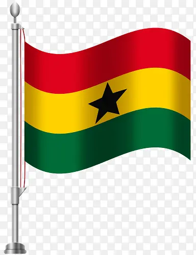 加纳国旗免扣素材
