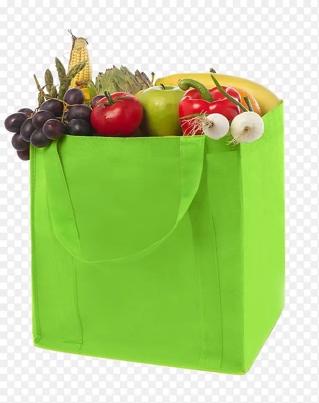 购物袋里的果蔬