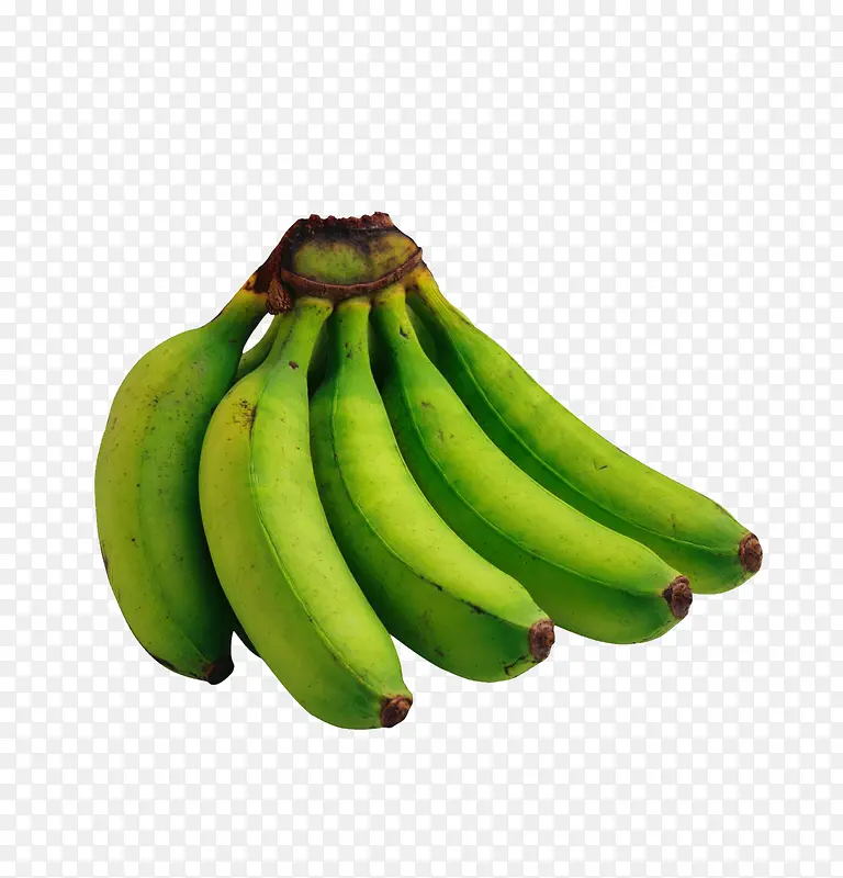 没熟的香蕉