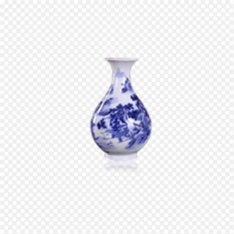 中国风青花瓷瓷瓶