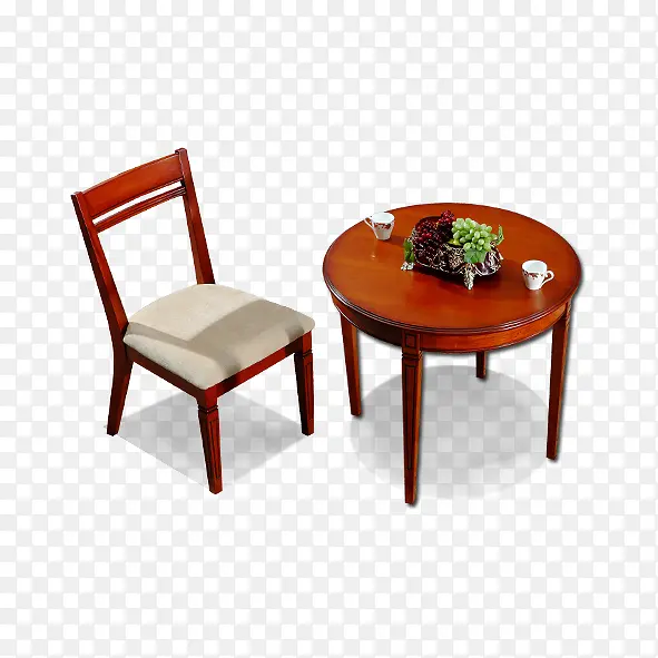 小圆桌和椅子