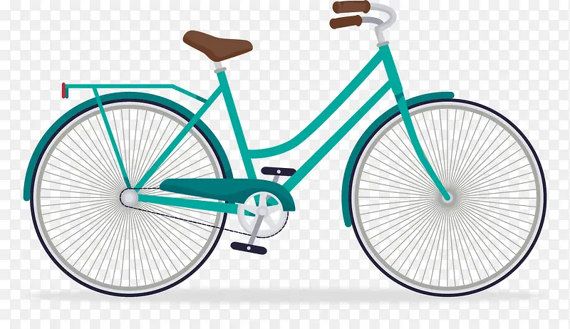 自行车大赛绿色自行车