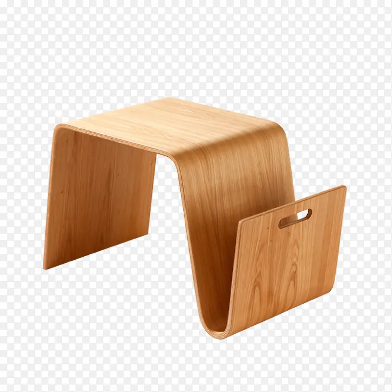 木制设计感小桌子