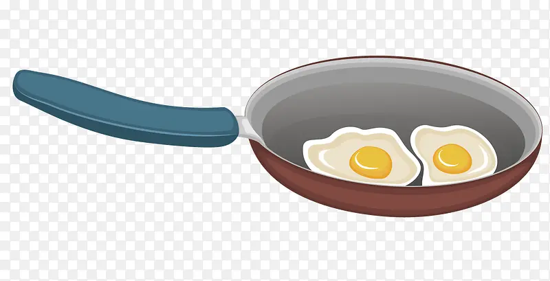 锅里的煎蛋