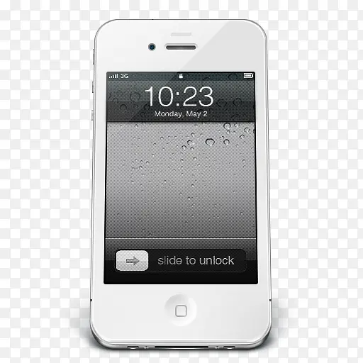 白色苹果手机桌面图标