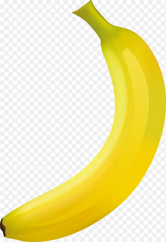 矢量黄色香蕉素材图