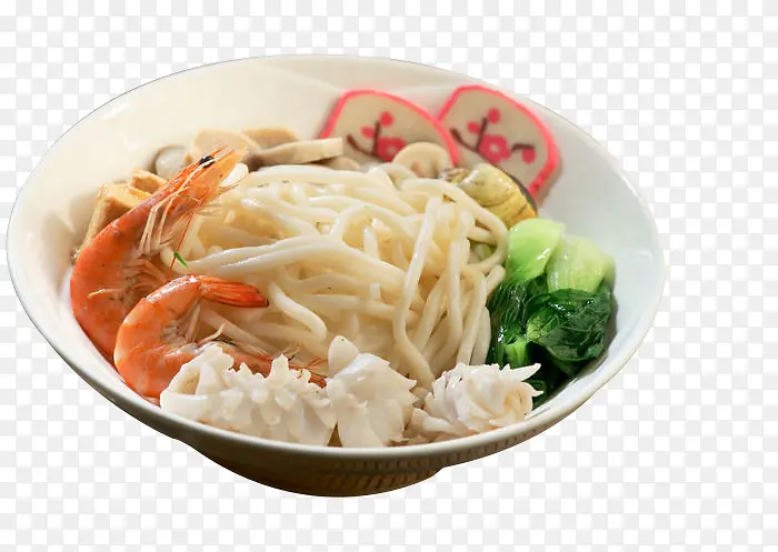 海鲜乌冬汤面