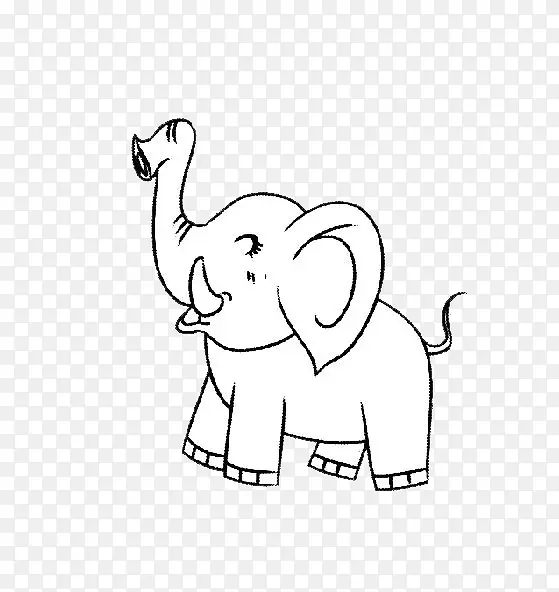 开心的大象