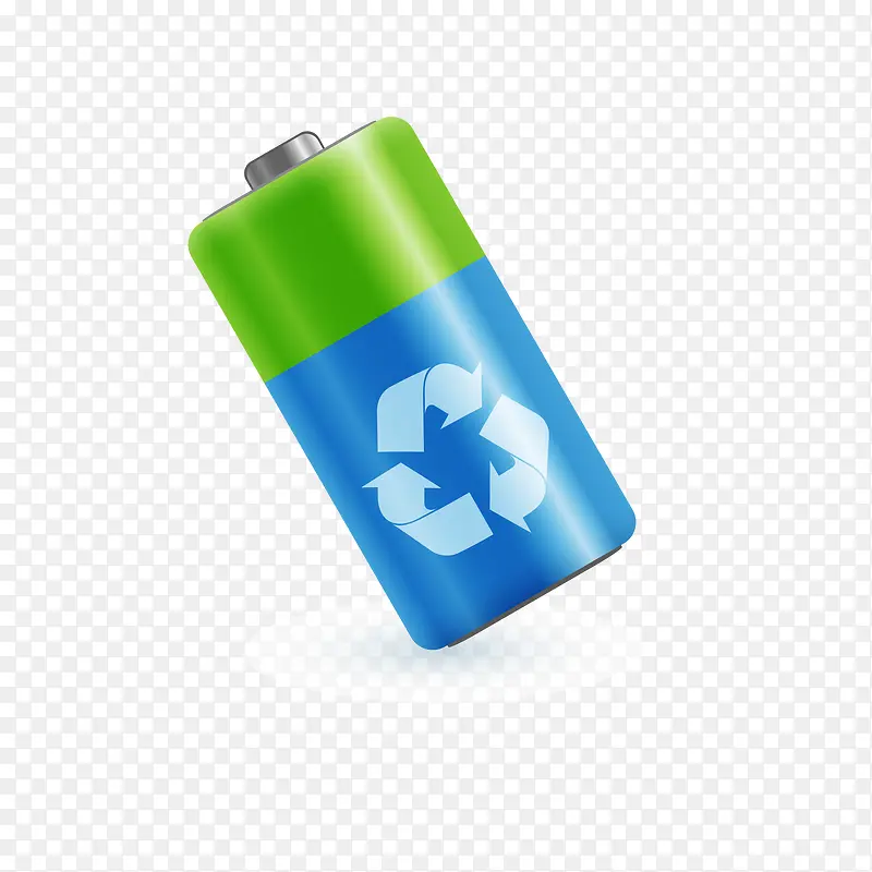 卡通节能环保电池设计