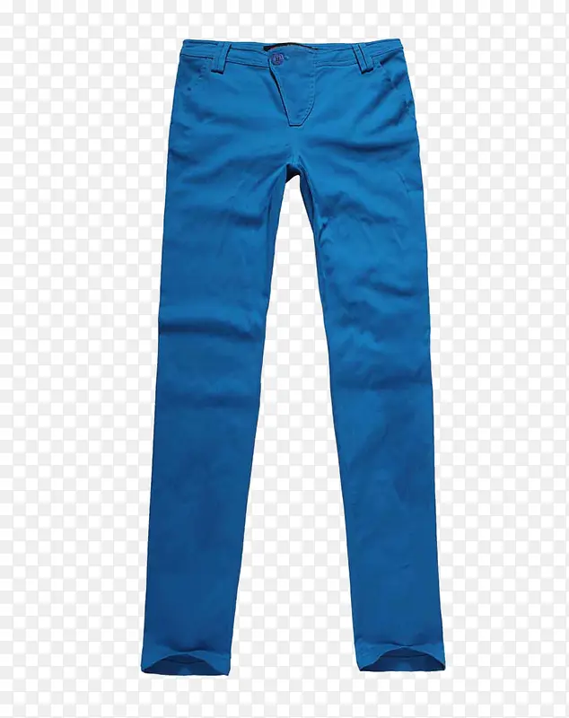 蓝色裤子