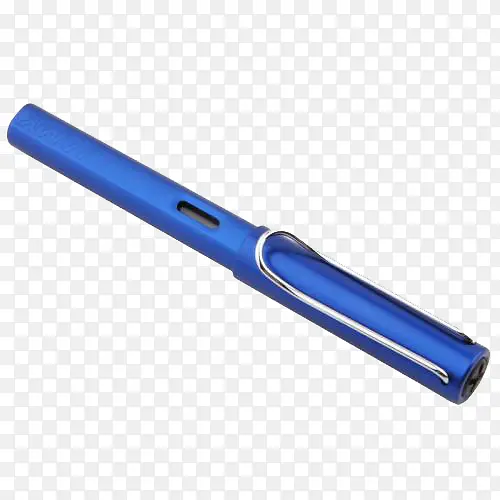蓝色磨砂办公用笔