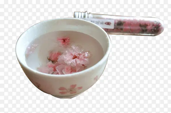 樱花瓷碗水信玄饼