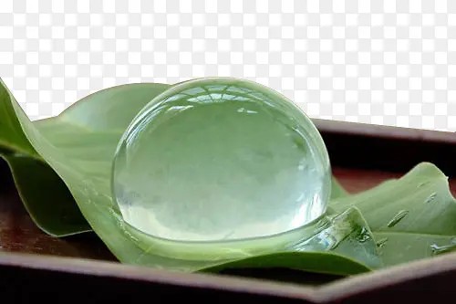 透明绿叶水信玄饼