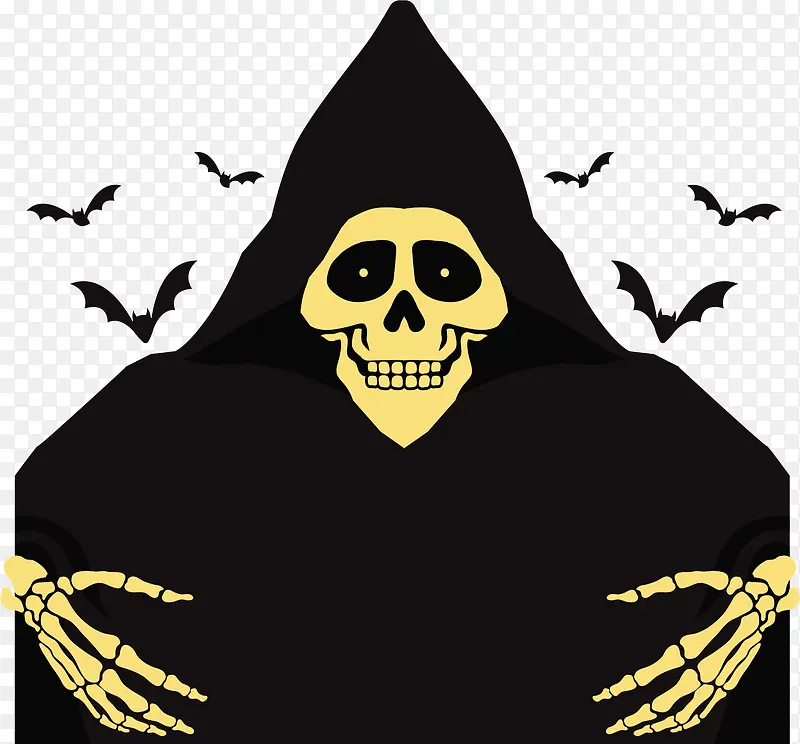 吓人的万圣节死神PNG图片素材下载_图片编号yxdxwewy-免抠素材网