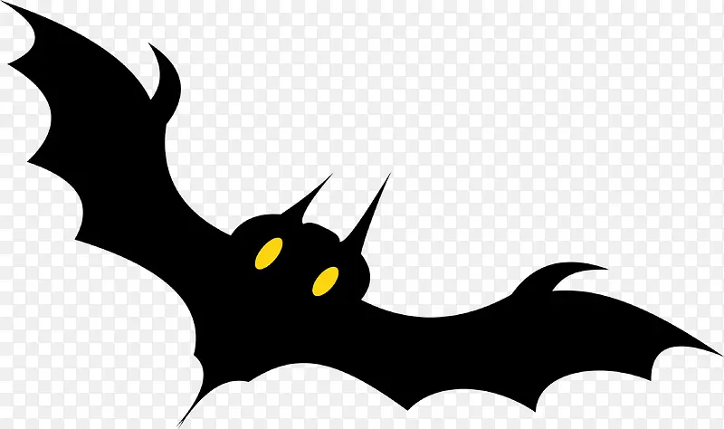 黑色卡通蝙蝠