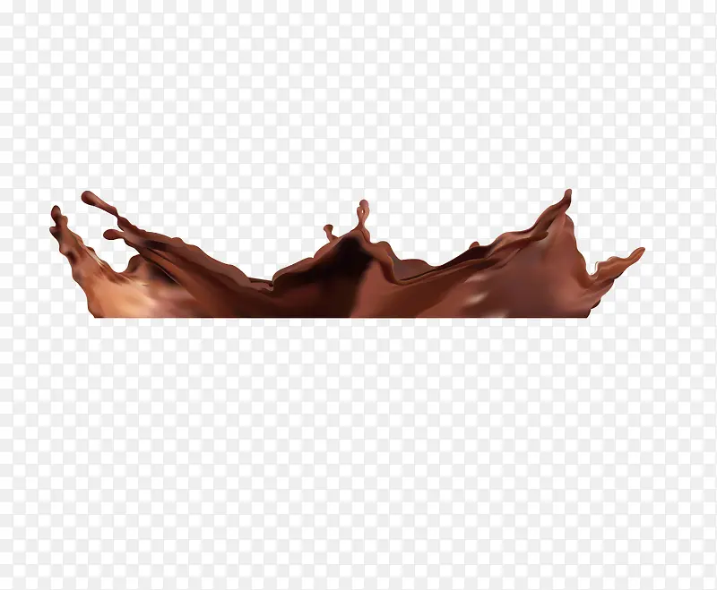 欧式咖色巧克力流动液体