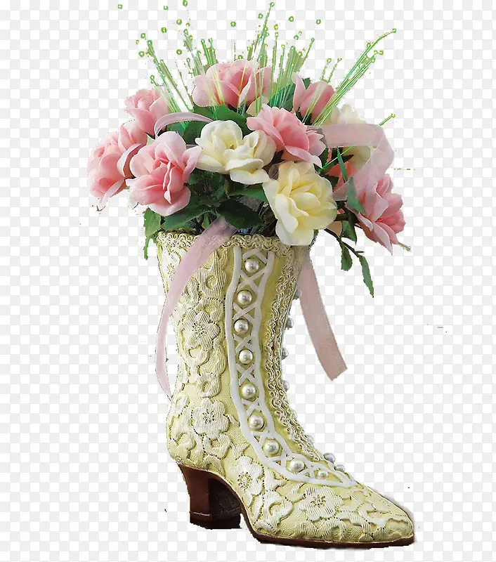 高清鞋子的花朵