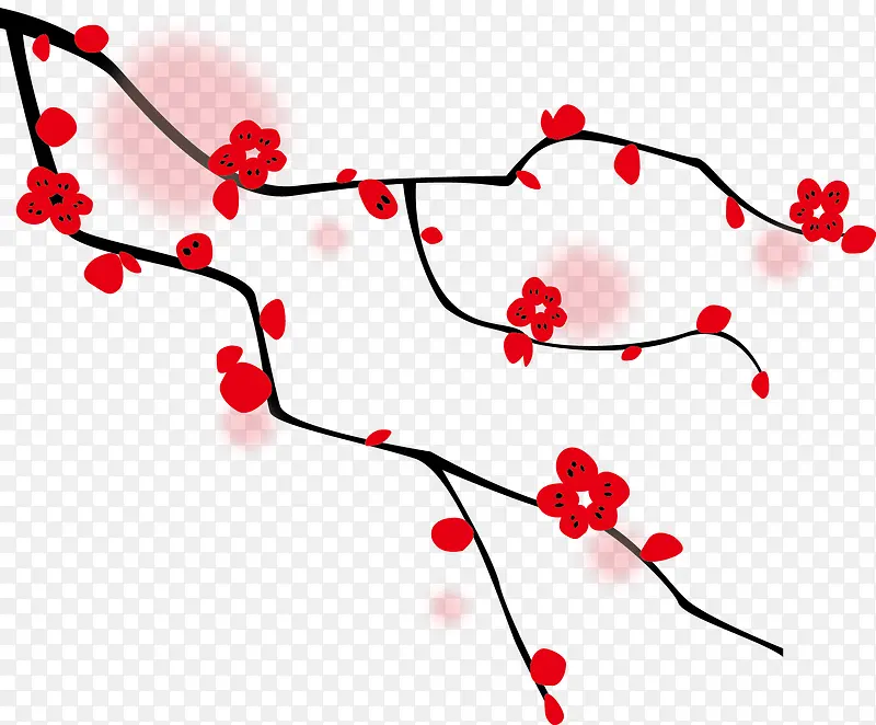 矢量梅花
