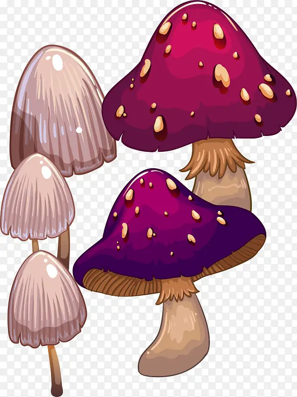 卡通蘑菇图案