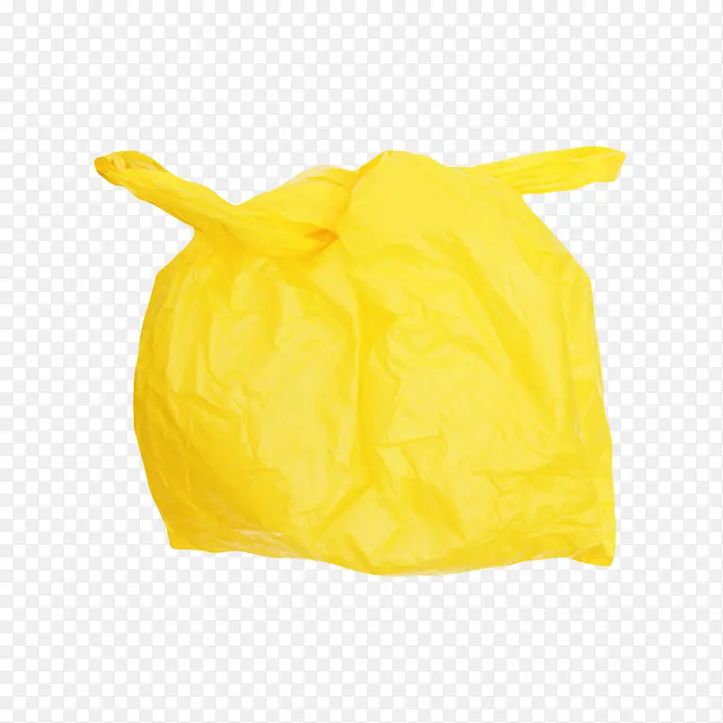 黄色收纳塑料袋子实物