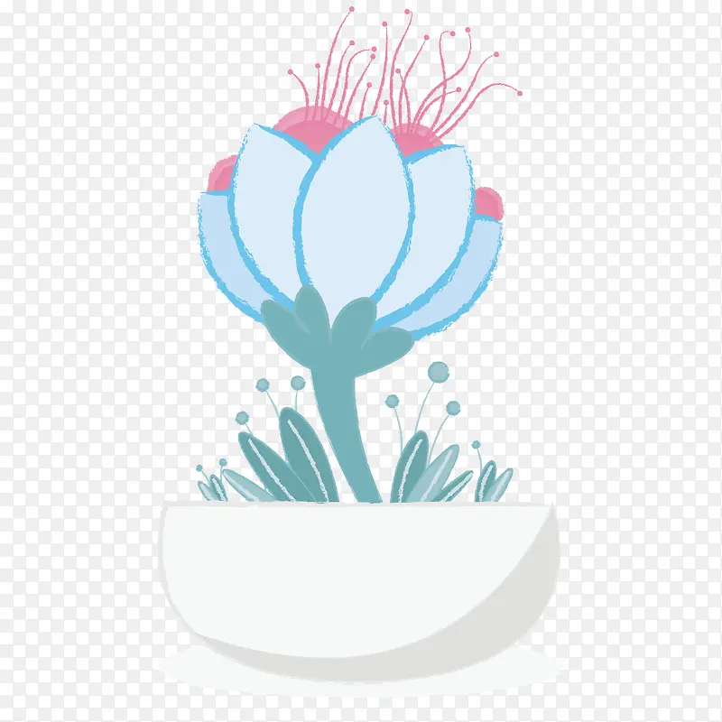 创意时尚盆栽PNG图片素材下载_图片编号qboeerly-免抠素材网