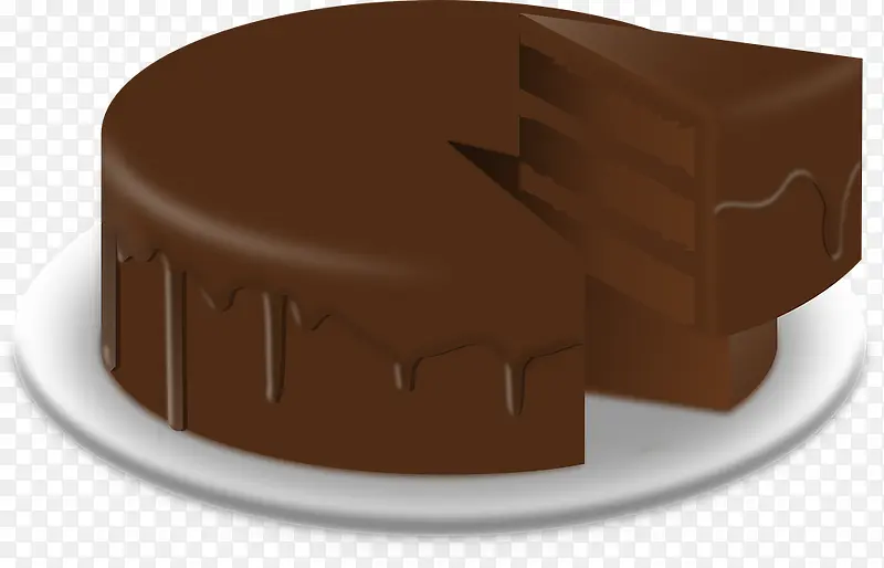 巧克力糖果美味圆形