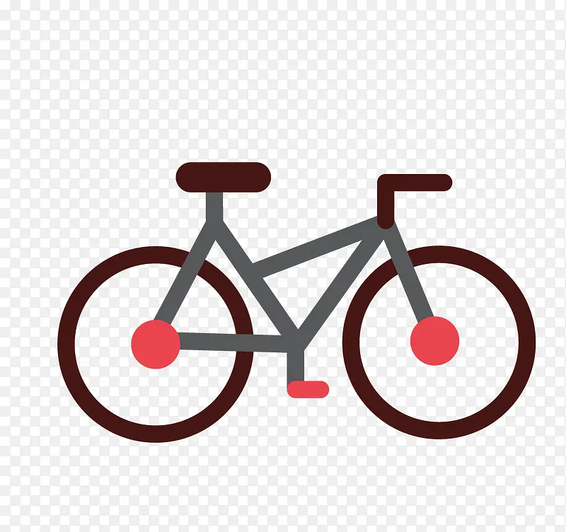 一辆自行车手绘图