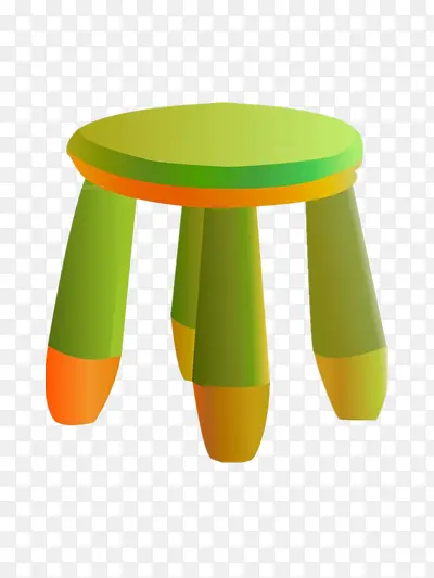 彩色的小凳子