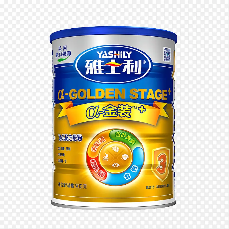 雅士利a金装+幼儿配方奶粉3段