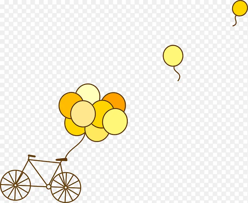 自行车气球