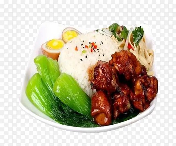家常美食红烧肉饭