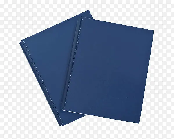 蓝色封皮文件夹