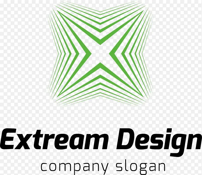 绿色的创意新能源logo