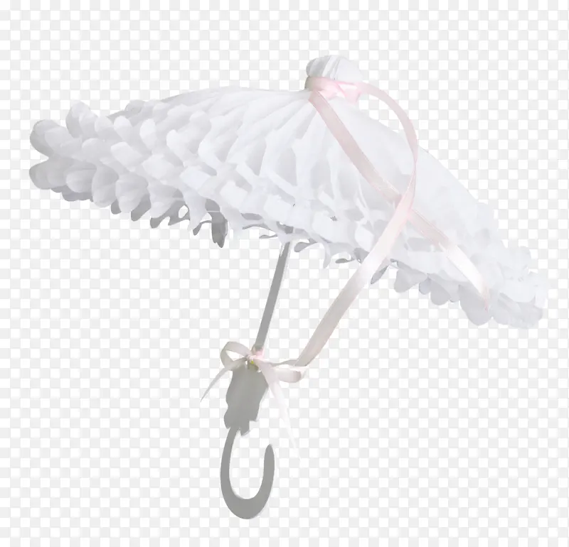 白色雨伞