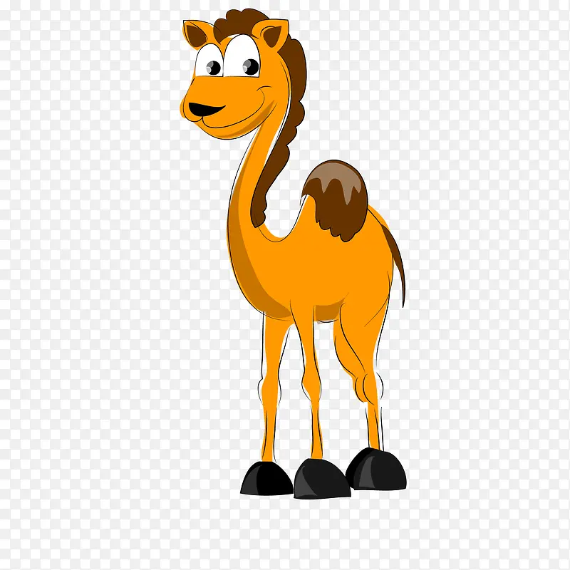 卡通骆驼动物设计