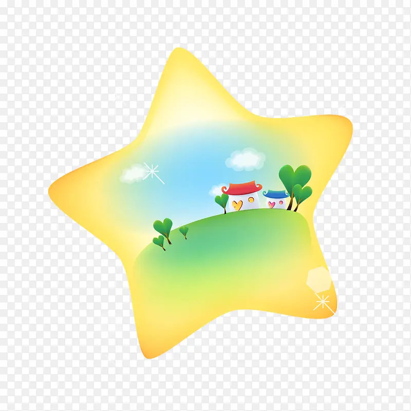 卡通星星里的世界