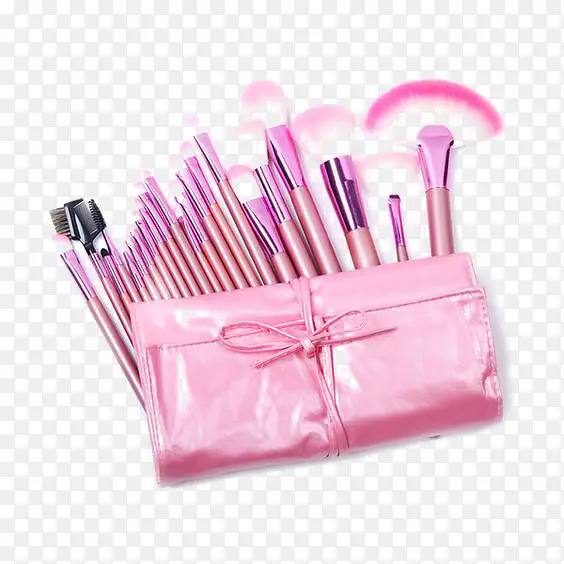 粉色彩妆画笔