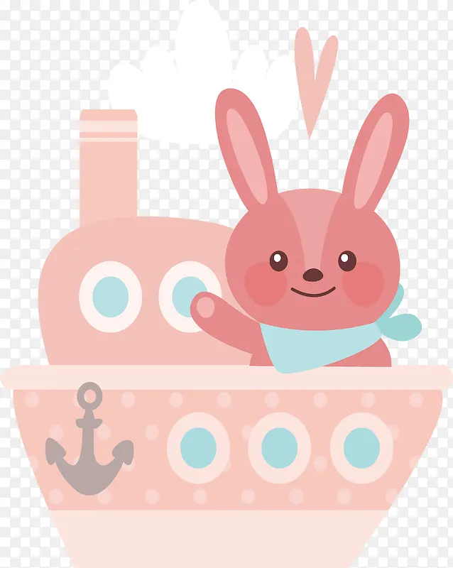 可爱小兔插画设计