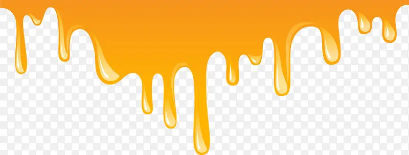 黄色蜂蜜水滴