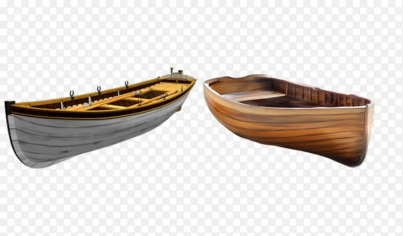 两只木船
