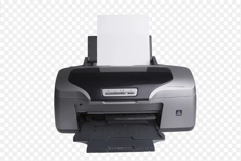 黑色打印机办公用品