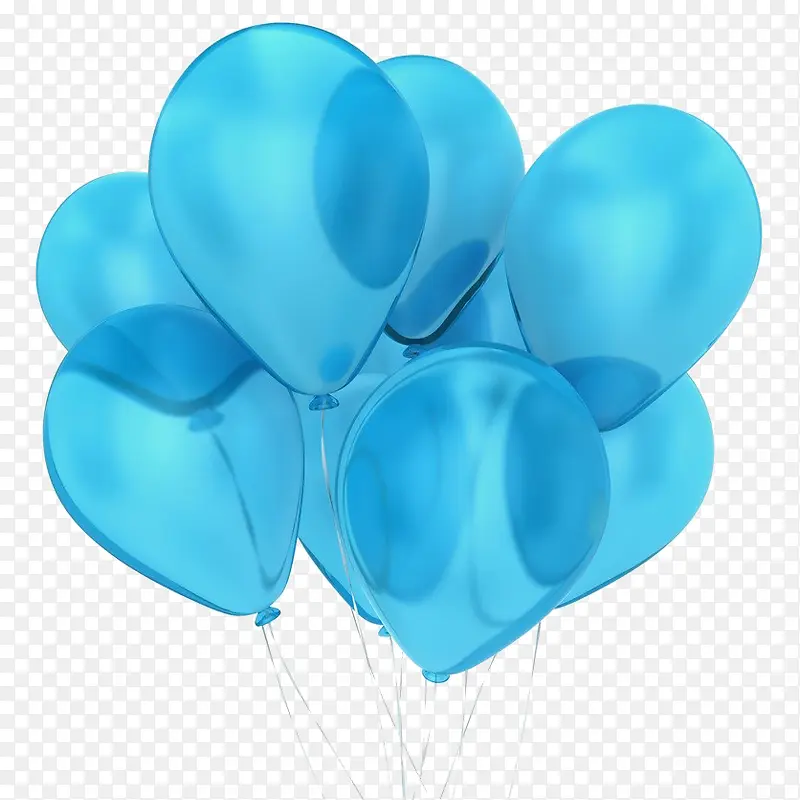 蓝色气球