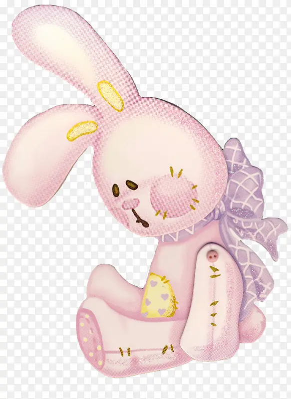 粉色大白兔