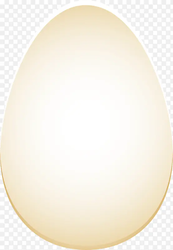 矢量图白色的椭圆形大鸡蛋